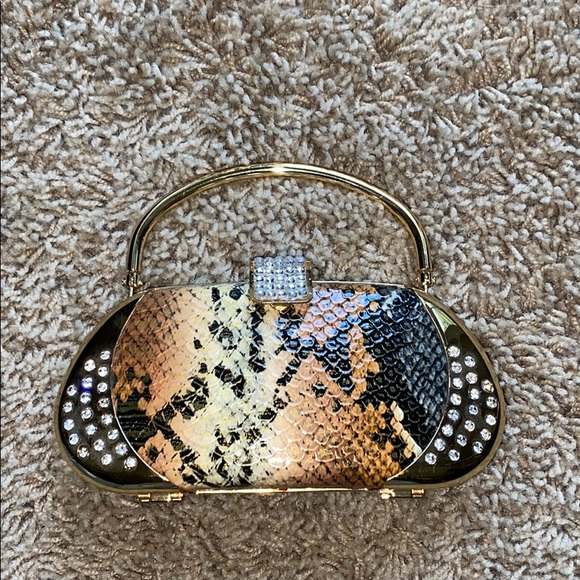 Handbags - Small snakeskin clutch
